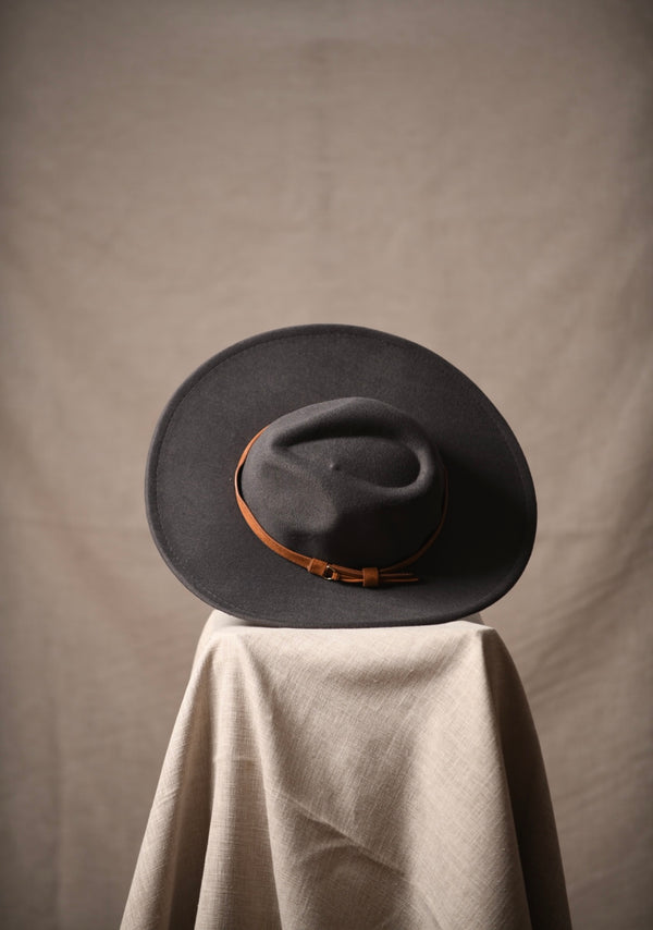 Darkgrey Fedora Hat